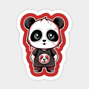 Goth Cute Panda Sticker